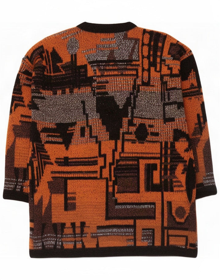 Pull cardigan long surdimensionné Excel pour femme UK 14 Orange moyen