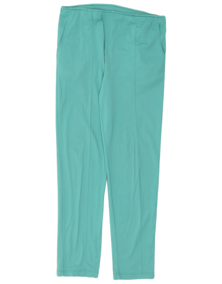 Calça de treino masculina vintage grande turquesa