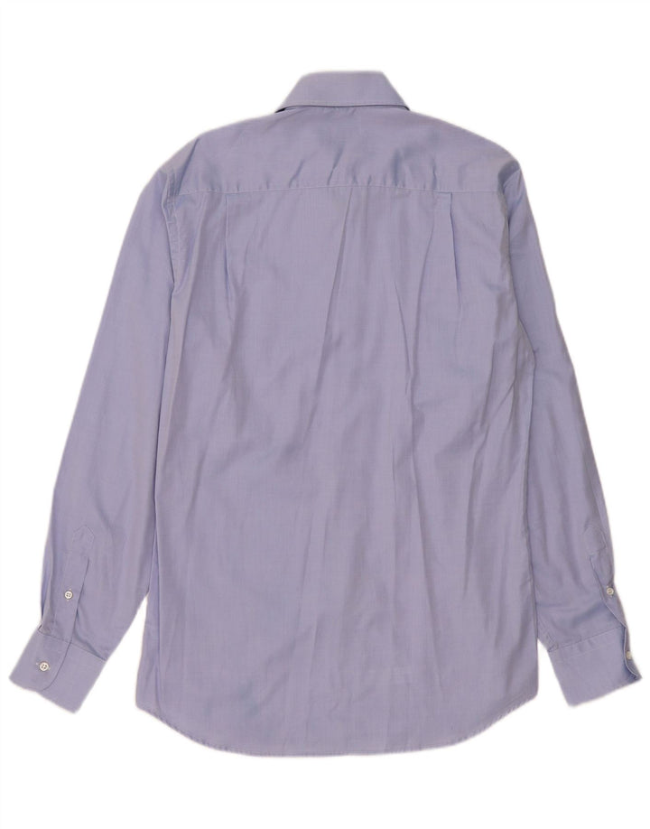 Paul & Shark Mens Shirt Size 39 Medium Blue Cotton