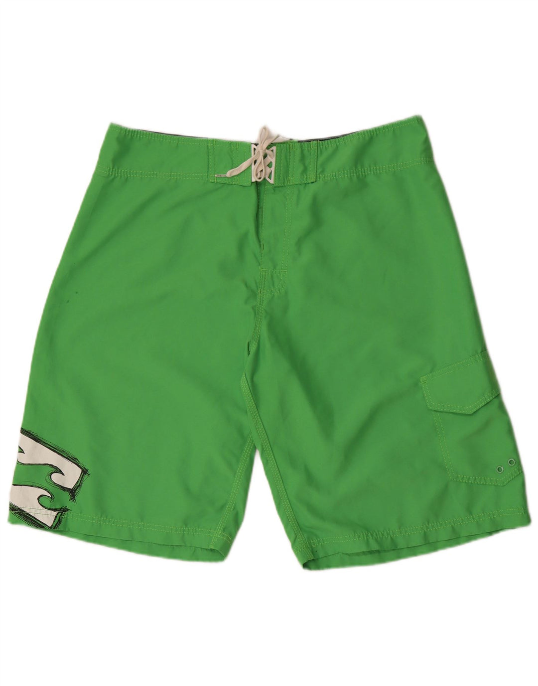 Billabong Mens Graphic Swimming Shorts Large  Green