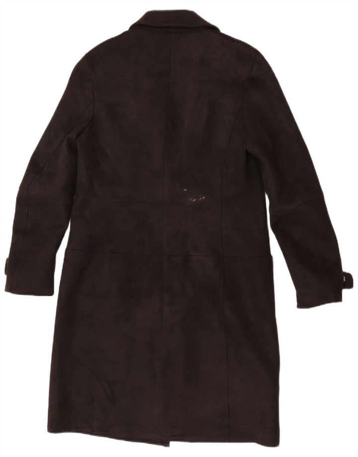 Zara Damen Mantel UK 10 Small Schwarz
