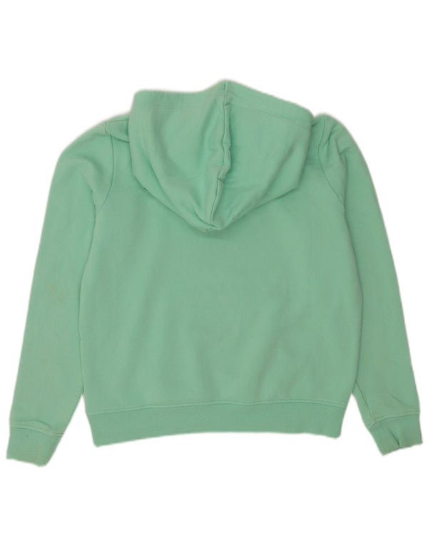 Tommy Hilfiger Womens Graphic Relaxed Fit Hoodie Jumper UK 8 Small Green