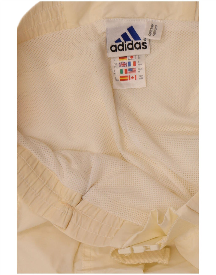 Adidas Mens Waterproof Trousers Large Off White Polyamide