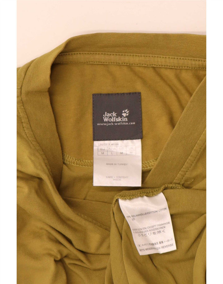 T-shirt męski Jack Wolfskin, średni, bawełniany khaki