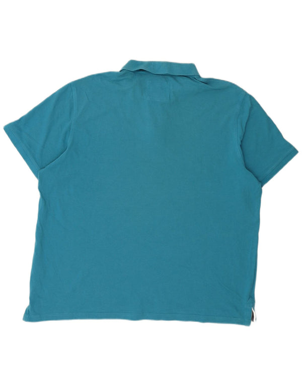 Crew Clothing Polo Homme 2XL Bleu Coton