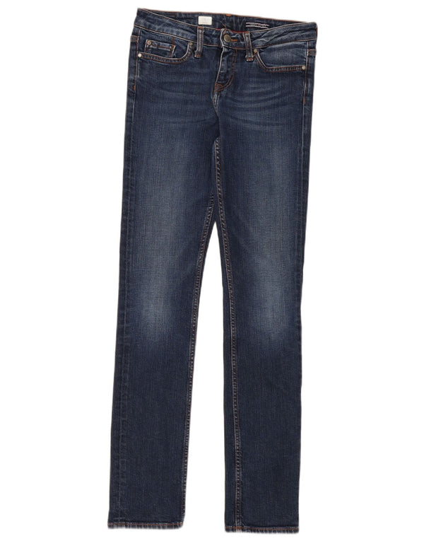 Tommy Hilfiger Womens Rome RW Straight Jeans W26 L32 Blue Cotton