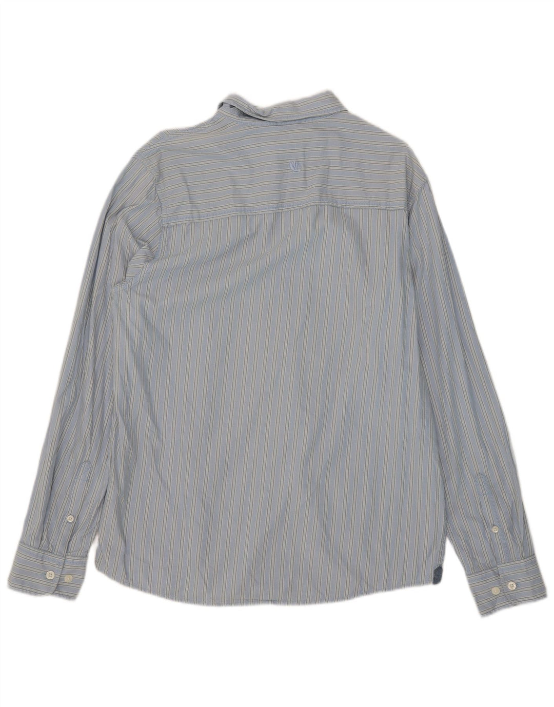 Fat Face Mens Shirt Medium Blue Striped Cotton