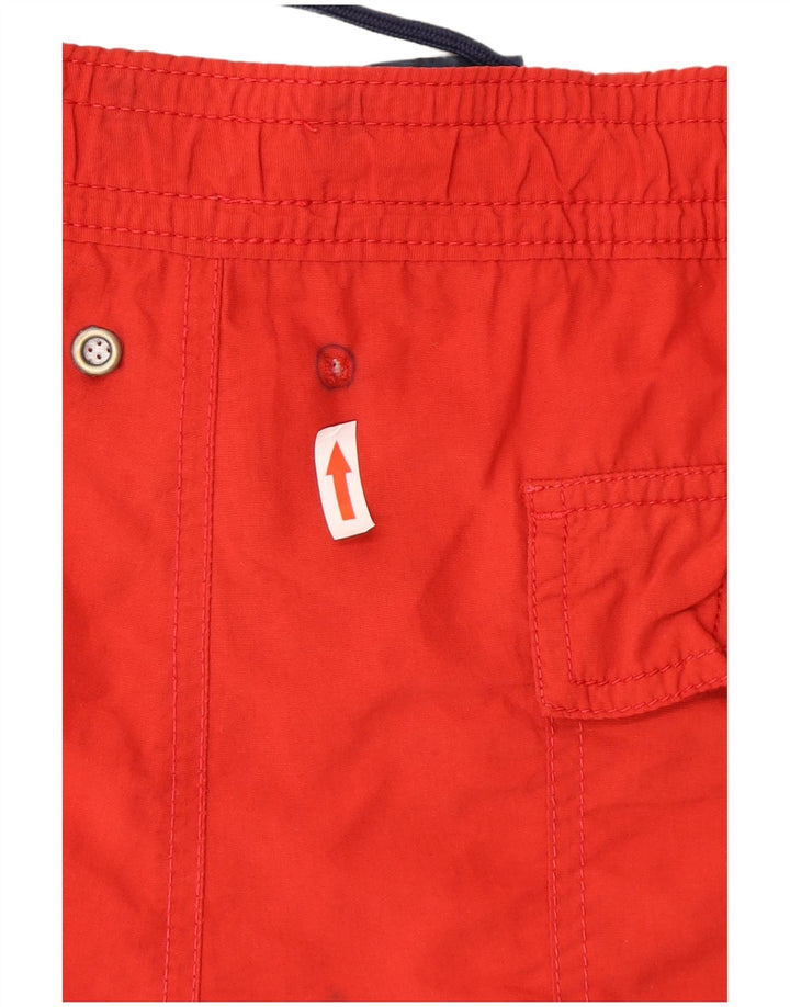 Polo Ralph Lauren Mens Swimming Shorts Medium  Red Polyester