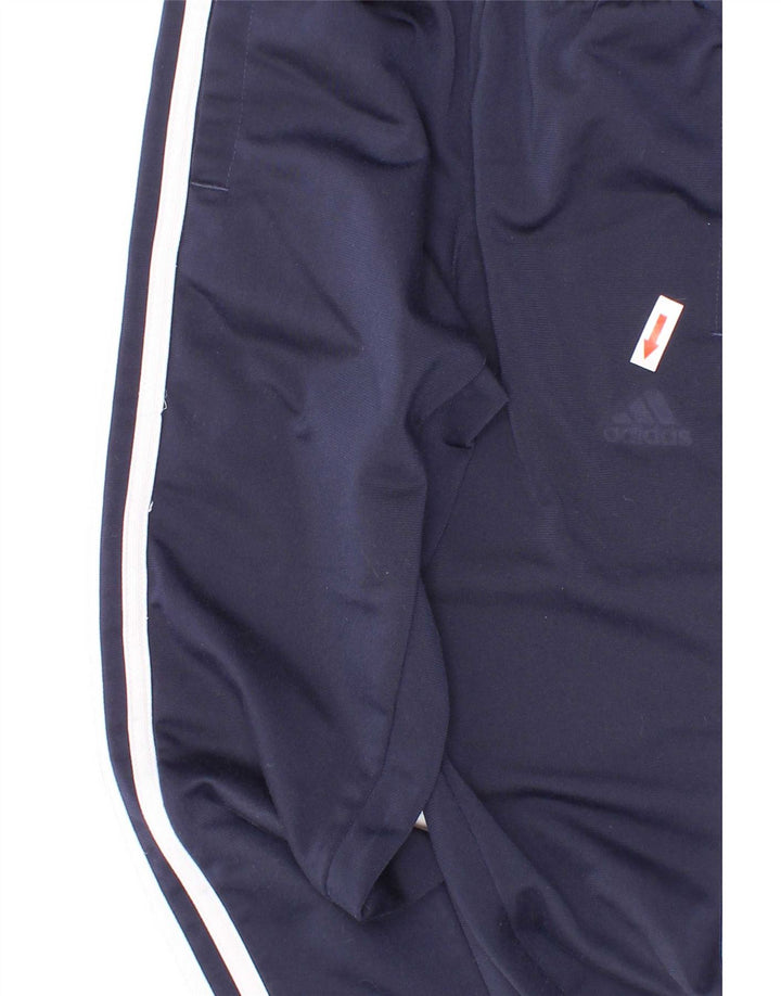 Adidas Boys Aeroready Tracksuit Trousers 7-8 Years Navy Blue Polyester