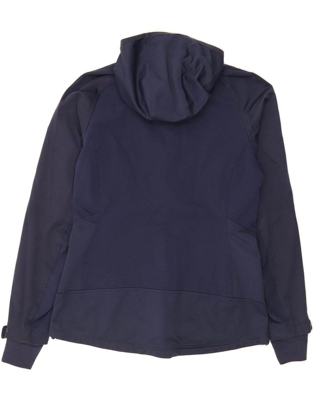 MOUNTAIN WAREHOUSE Womens Hooded Windbreaker Jacket UK 14 Large Navy Blue Vintage Mountain Warehouse and Second-Hand Mountain Warehouse from Messina Hembry 