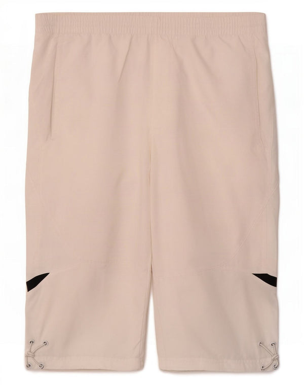 Adidas Herren Bermuda Sport Shorts Mittelweißes Colourblock-Polyester