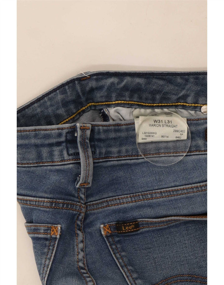 Lee Jean Droit Marion Femme W31 L31 Bleu Coton