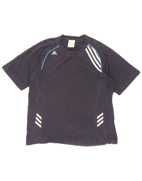 Adidas Мужская футболка Top XL Темно-синий хлопок
