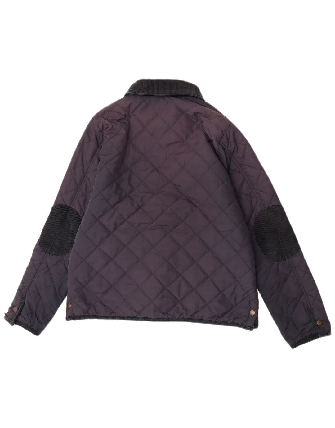 Jack Wills Womens Quilted Jacket UK 14 Large Navy Blue Nylon
