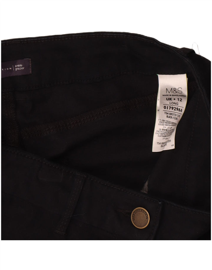 Marks & Spencer Dame Slim Cargo Trousers UK 12 Medium W30 L29 Navy Blue