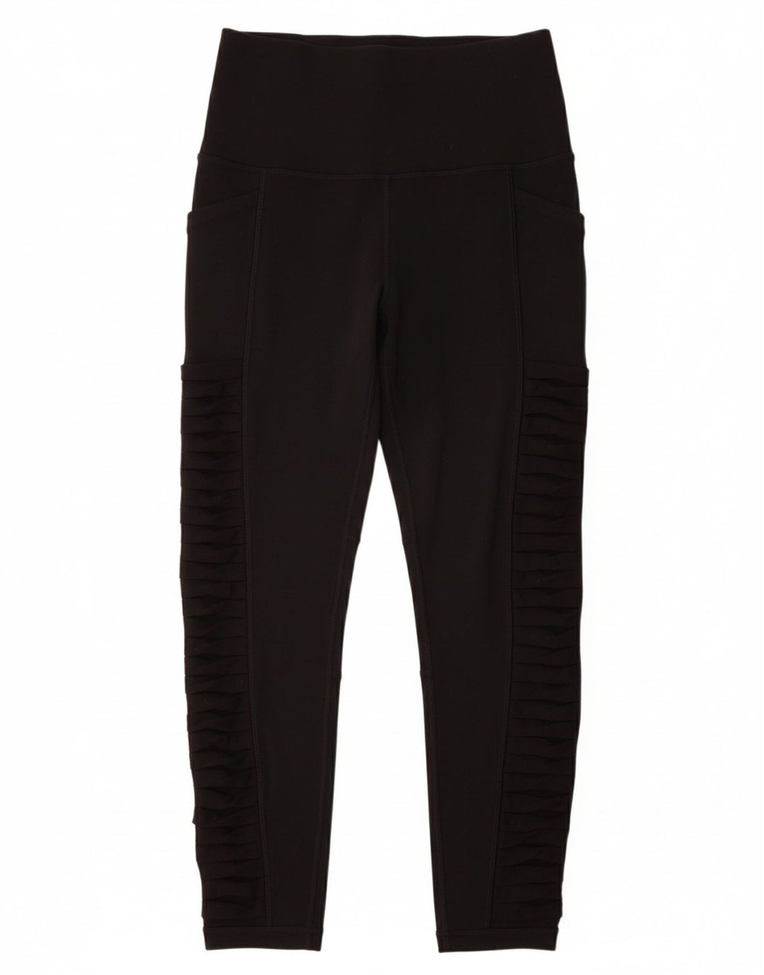 ATHLETA Womens Crop Leggings UK 4 XS Black Nylon