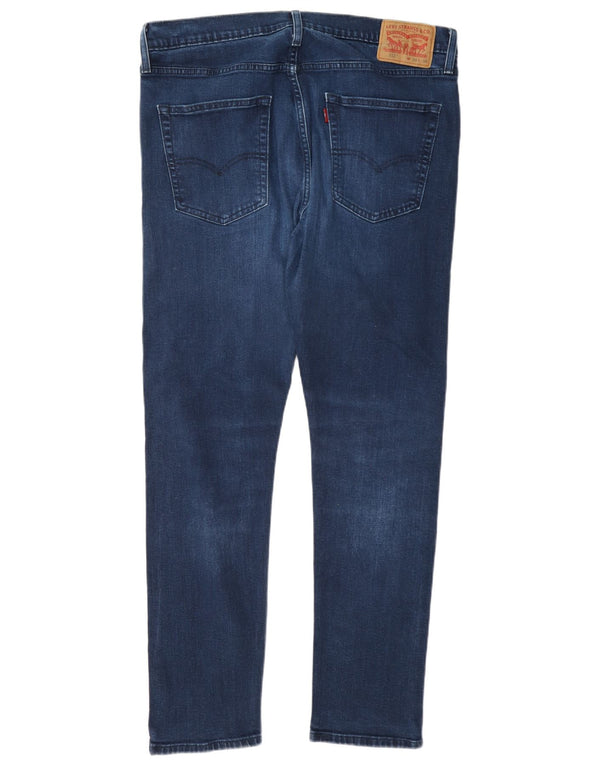 Мужские зауженные джинсы Levi's 512 W36 L34 Темно-синие, хлопок