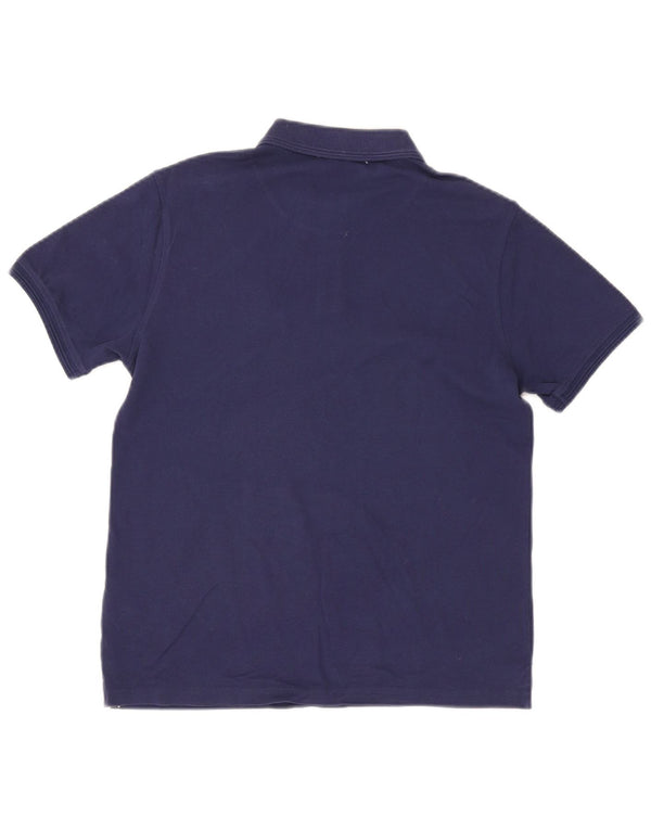 Polo da uomo Refrigue piccola in cotone blu navy