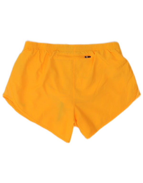 Pantaloncini sportivi Nike da donna Dri Fit UK 14 poliestere arancione medio