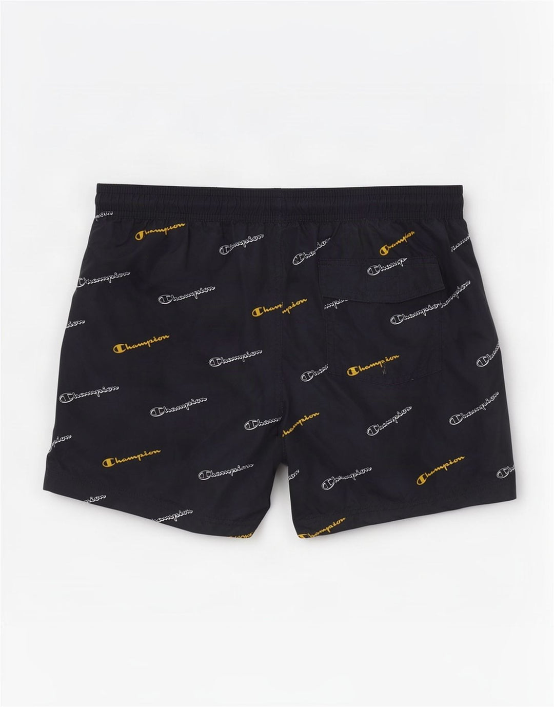 Shorts de natação masculino Champion Graphic azul marinho médio poliéster