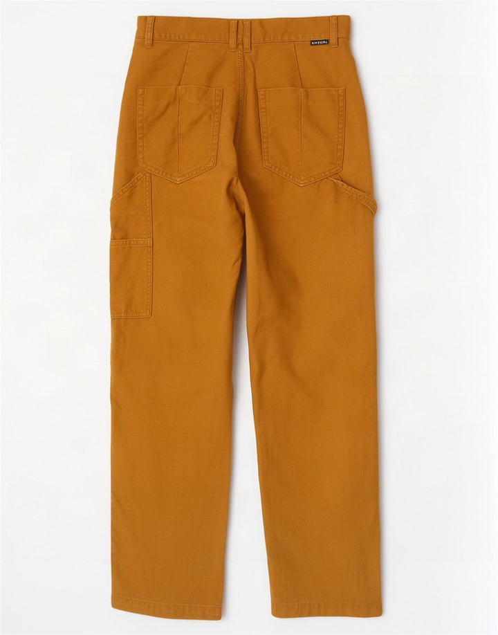Rip Curl Womens Straight Cargo Trousers XS W25 L27 Beige