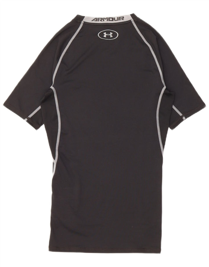 Under Armour Womens Graphic T-Shirt Top UK 8 Small Black Polyester
