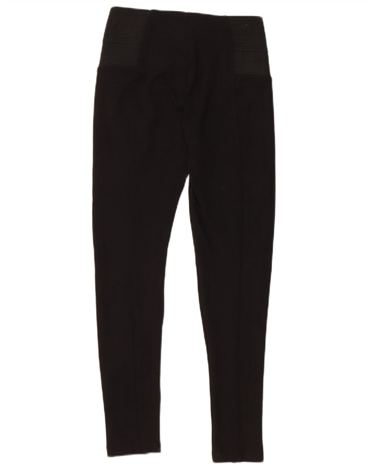 Zara Damen Leggings UK 10 Small Schwarz