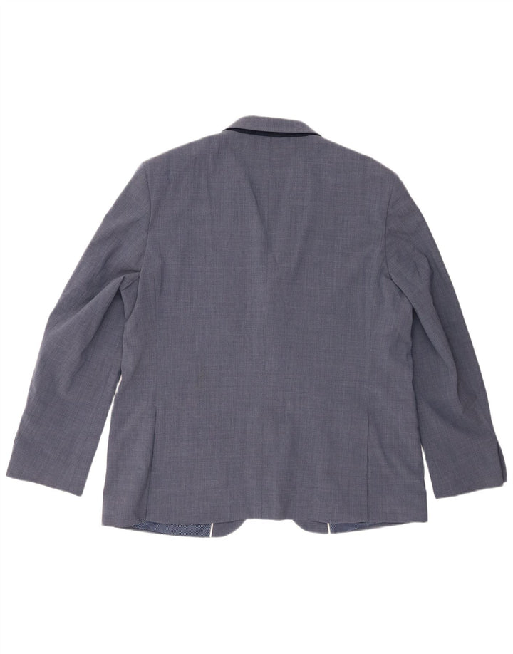 Marks & Spencer Herre 2-knaps blazerjakke UK 46 3XL Blå Uld