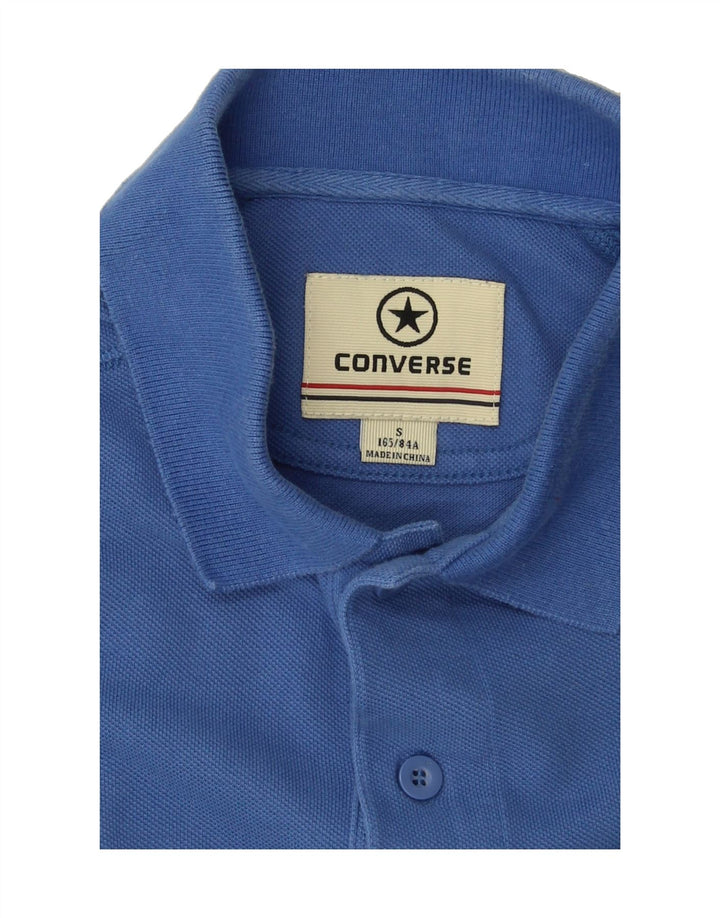 CONVERSE Mens Polo Shirt Small Blue Vintage Converse and Second-Hand Converse from Messina Hembry 