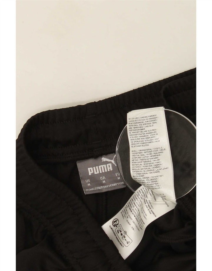 Ανδρική αθλητική φόρμα Puma Παντελόνι μεσαίου μαύρου χρώματος πολυεστέρας