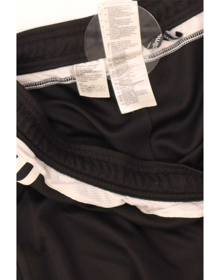 Pantaloni de trening Adidas Climalite pentru bărbați, negru mediu, poliester bloc de culoare