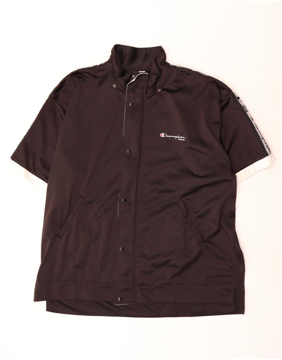 Champion Herre grafisk træningsdragt Topjakke XL Sort Colourblock