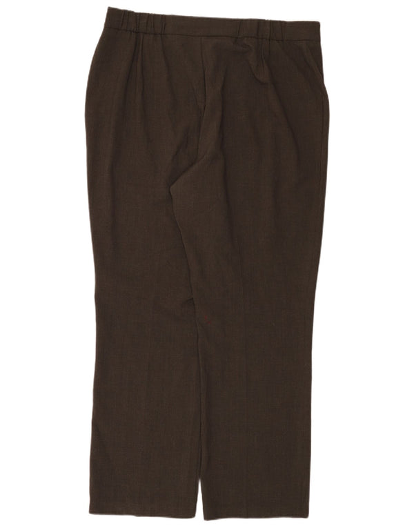 Marks & Spencer Damen Pegged Freizeithose UK 16 Large W36 L29 Braun