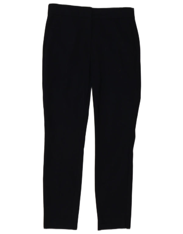 Zara Mujer Pantalón Casual Slim Medium W30 L27 Algodón Negro