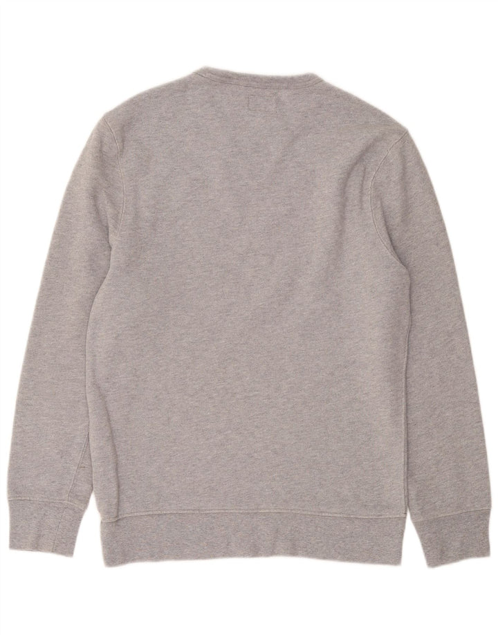 LEVI'S Grafisk sweatshirt til mænd, lille grå bomuld