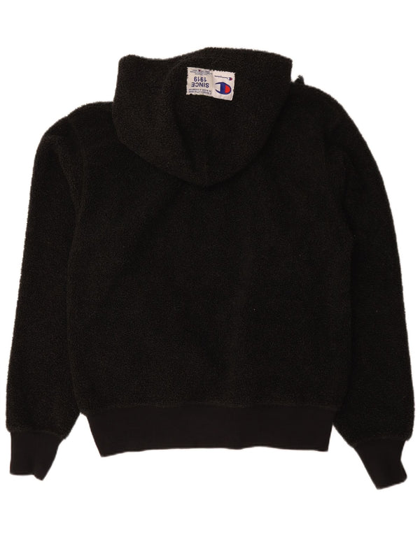 Jumper de lã com capuz masculino Champion médio preto