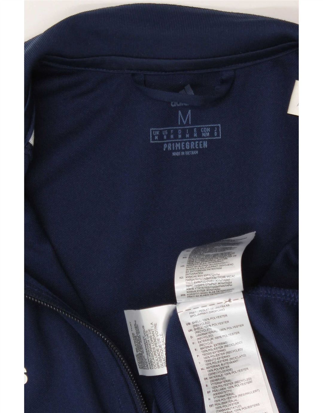 Adidas Mens Aeroready Tracksuit Top Jacket Médio Azul Marinho Poliéster