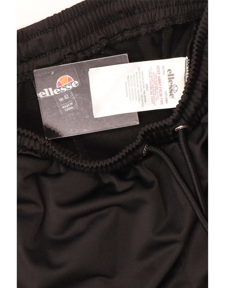 Pantaloni scurti sport Ellesse pentru femei UK 10, poliester negru mic