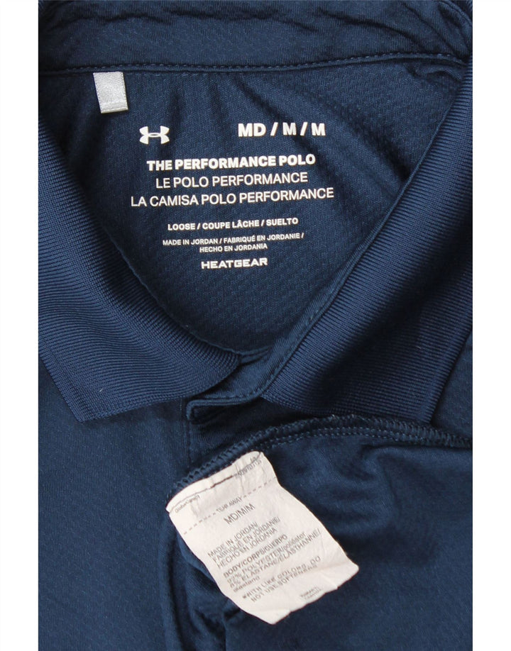 UNDER ARMOUR Herren Heat Gear Poloshirt Medium Marineblau Polyester