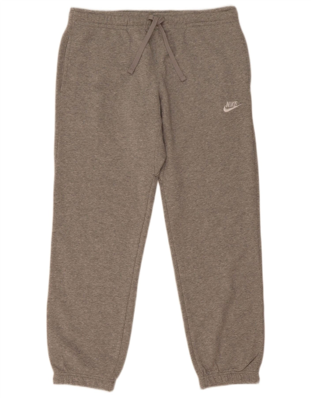 Męskie spodnie dresowe Nike, średnioszare, bawełniane