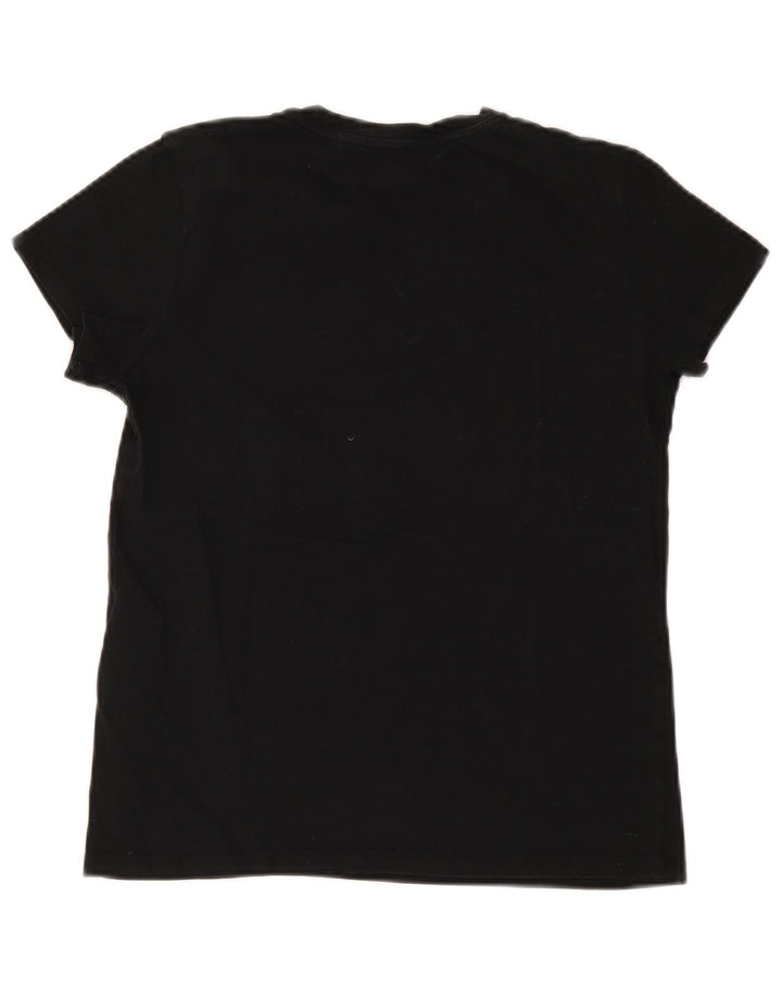 Levi's Womens T-Shirt Top UK 10 Small Black Cotton