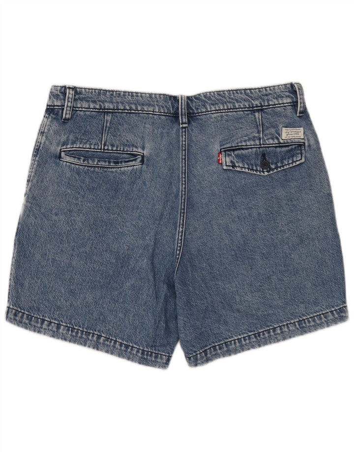 Levi's Womens Denim Chino Shorts W34 Large Blue Cotton