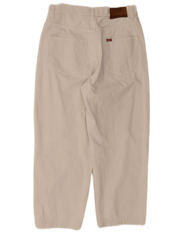 Lee Mens Riders Vaqueros Cortos W33 L24 Algodón Blanco