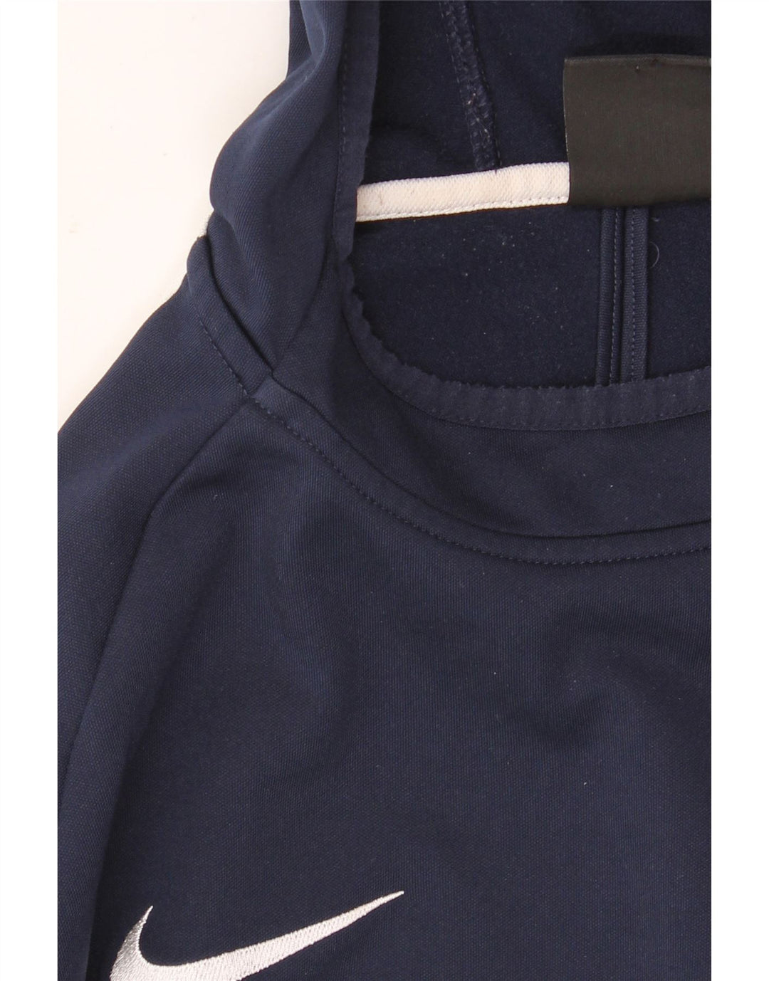 Maglia con cappuccio Nike Dri Fit da uomo, piccola, in poliestere color block blu navy