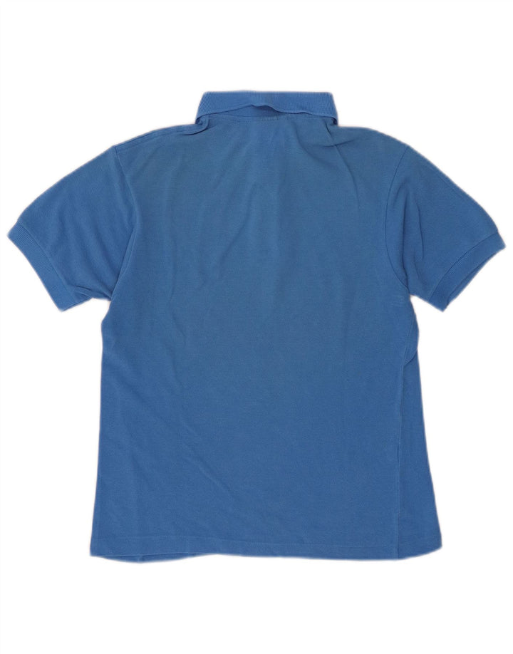 Lacoste Boys Polo Shirt 11-12 Years Blue Cotton
