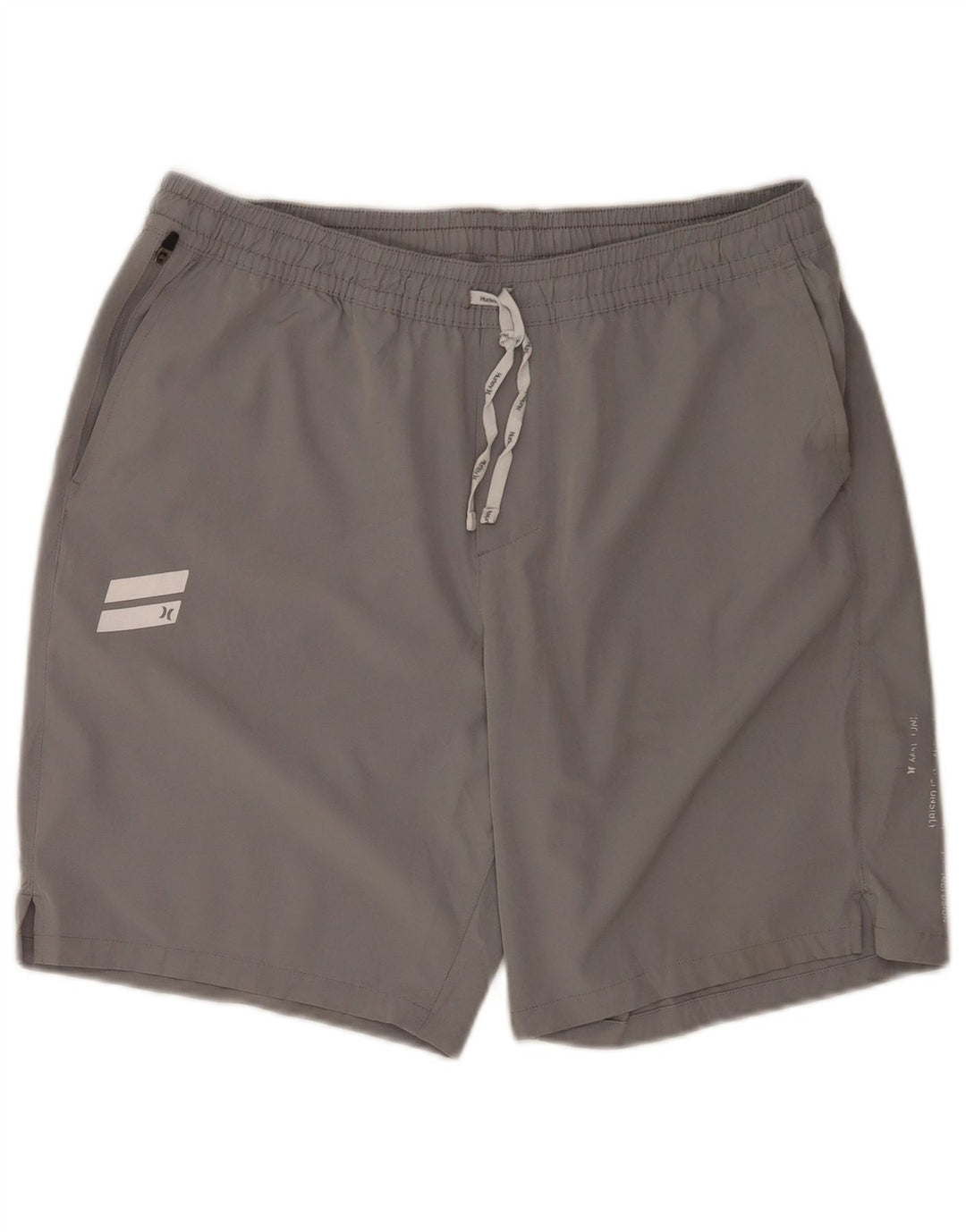 Hurley Herren-Badeshorts, groß, graues Polyester