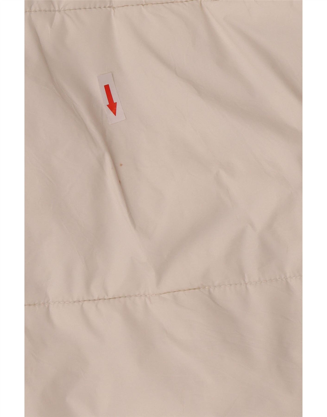 Zara Mens Loose Fit Padded Jacket UK 36 Small White Polyester