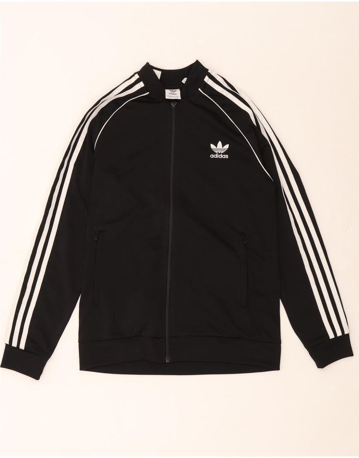 ADIDAS Træningsdragt til drenge Topjakke 13-14 år Sort Polyester