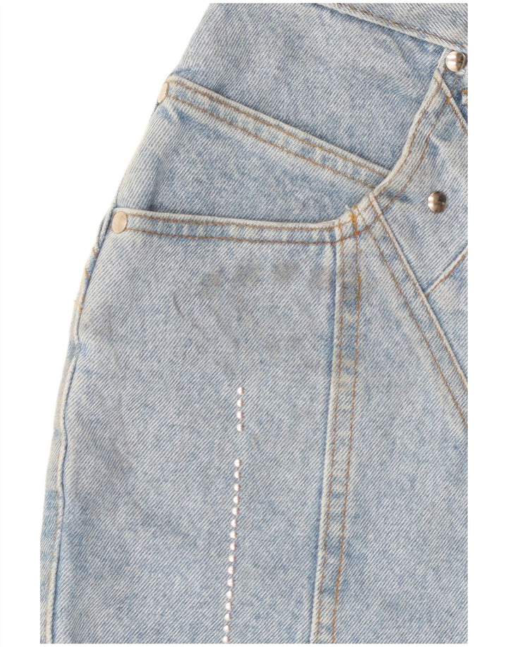 Jinglers Dame Mini Denim Nederdel W28 Medium Blue Bomuld