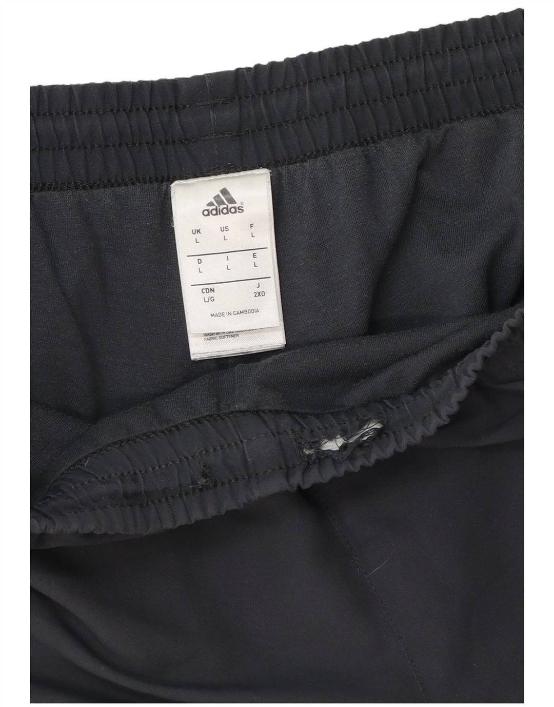 Adidas Træningsdragtsbukser til mænd Stor sort polyester